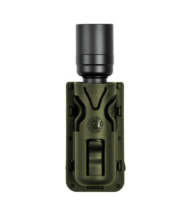 Porte-lampe rotatif 8VP63 Vert olive pour ceinture/ceinturon Vega Holster