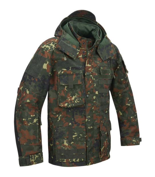 Veste Chemise Militaire Allemande Flecktarn Homme - Robuste Et Polyvalente Pour Chasse Et Outdoor