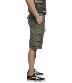 Short Bermuda Militaire Brandit Pour Homme - Neuf Avec étiquettes, Style Vintage Urbain, Poches Pratiques, Taille Confortable