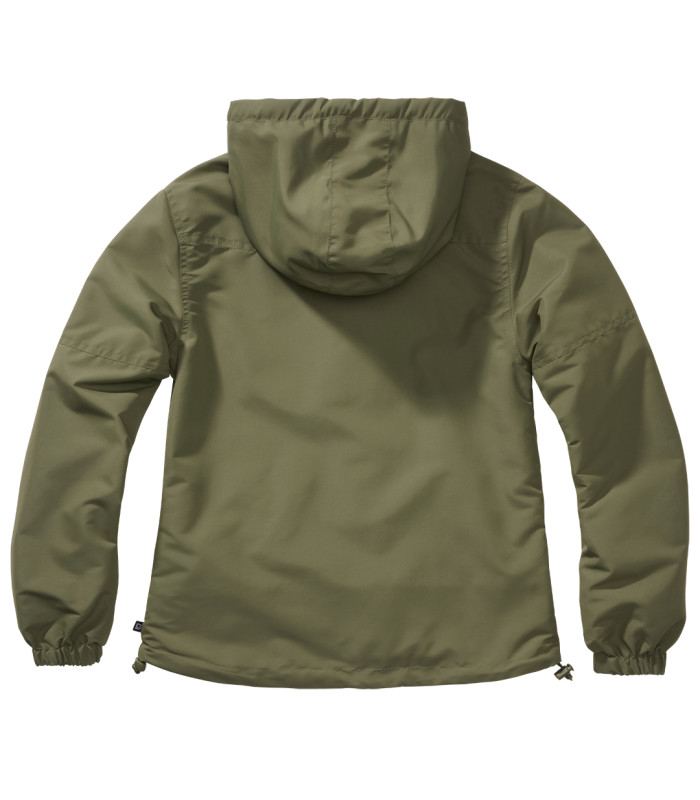 Veste Coupe-Vent Brandit Pour Femme - Imperméable & Respirante - Fermeture Éclair Devant