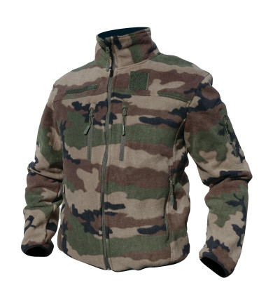 Blouson polaire militaire camo ce fitté