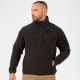 Blouson polaire militaire noir fitté