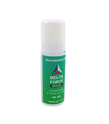 Spray décontaminant de première urgence