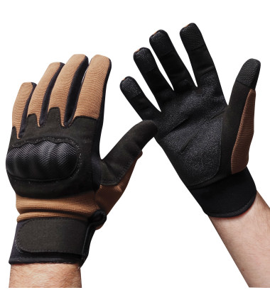 Gants coqués militaire coyote