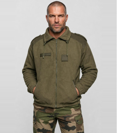 Veste commando en polaire couleur kaki - Surplus militaire