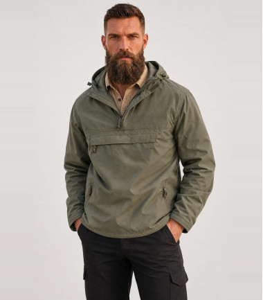 Blouson coupe vent Brandit Windbreaker Kaki - Surplus militaire