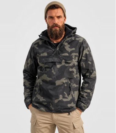 Blouson coupe vent Brandit Windbreaker Darkcamo - Surplus militaire