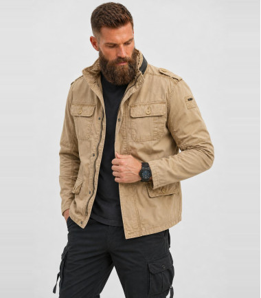 Veste armée Brandit Britannia Beige - Surplus militaire