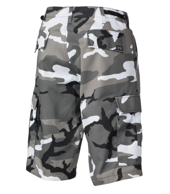 Bermuda Ripstop US BDU - Taille L, Camouflage Nuit, 100% Coton, Nombreuses Poches