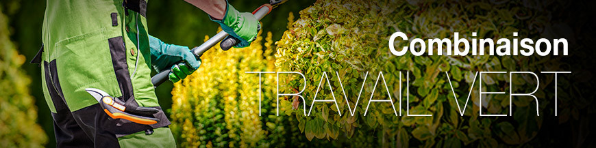 Combinaison de travail verte