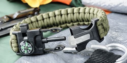 Sifflet De Survie 3-en-1 Avec Boussole Et Thermomètre – Idéal Randonnée, Camping Et Sécurité Femme - 3