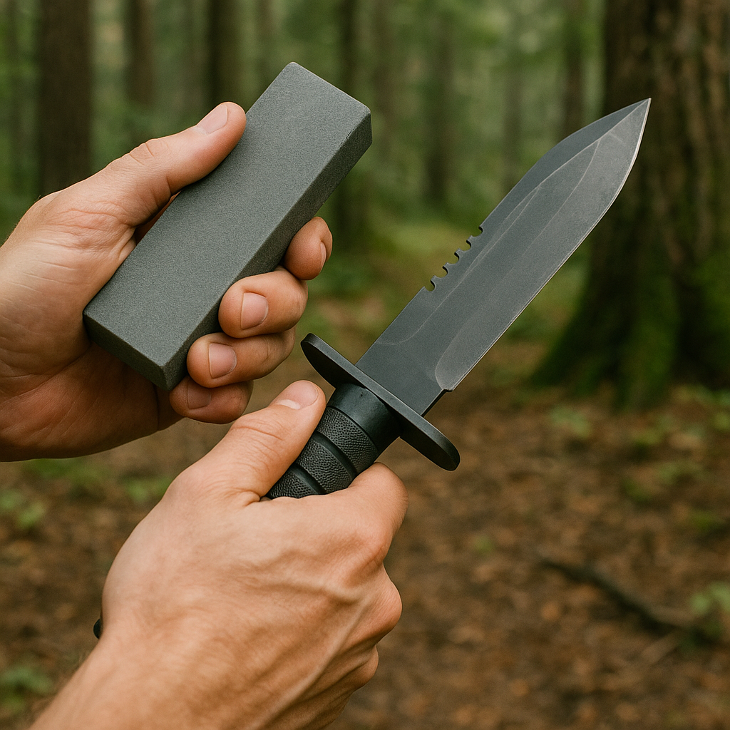 Aiguiser son couteau militaire