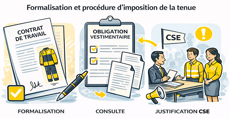 Formalisation tenue de travail