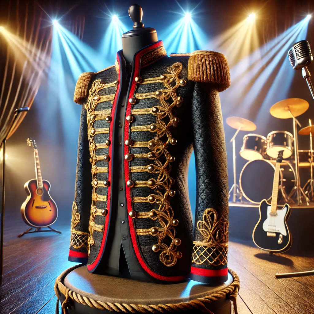 Veste militaire inspiration musicale