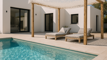 D&eacute;coration ext&eacute;rieure : int&eacute;grez un filet de camouflage dans votre jardin