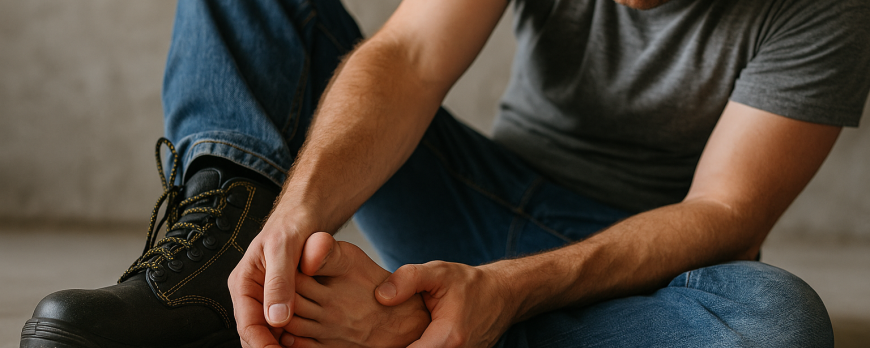 Comment éviter d'avoir mal aux pieds avec des chaussures de sécurité ?