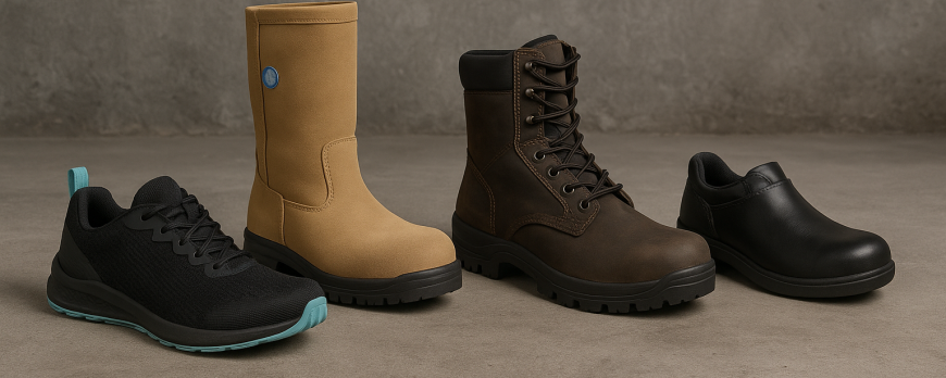 Quels sont les différents types de chaussures de sécurité ?