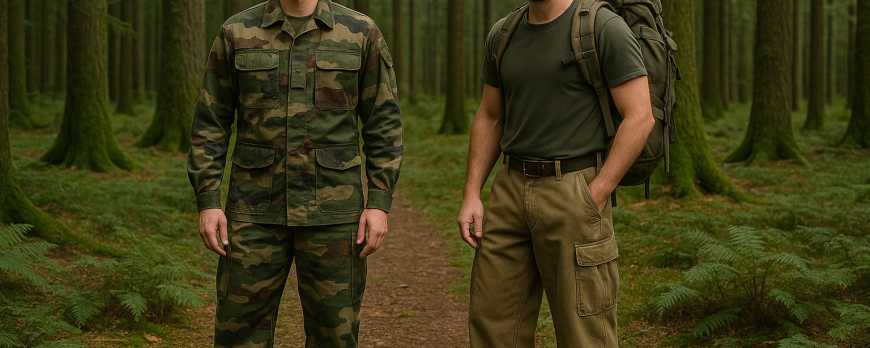 Treillis militaire vs pantalon cargo : quelles différences ?
