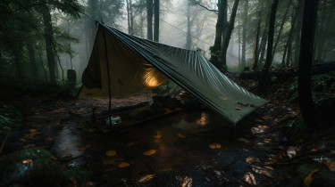 Abri de survie en for&ecirc;t hiver : guide complet de construction