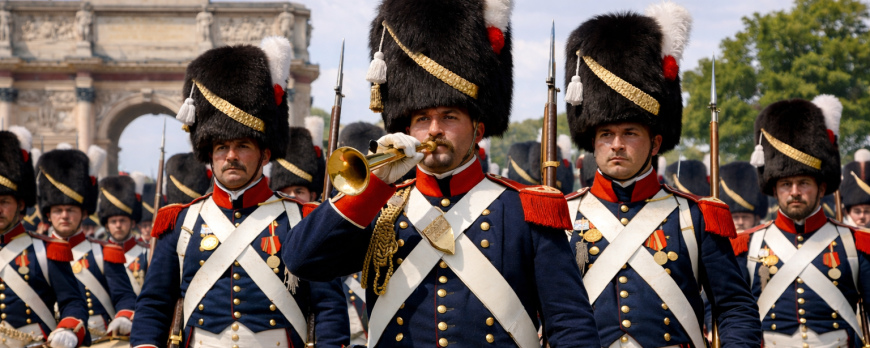 Marche des bonnets à poils : hymne de la garde impériale napoléonienne