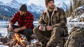 Chemise trappeur homme : diff&eacute;rences avec le b&ucirc;cheron