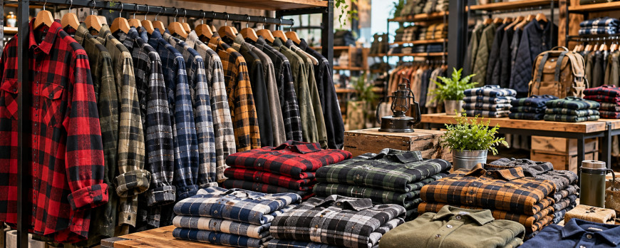 Flanelle, tartan ou molleton : quel tissu choisir pour votre chemise de bûcheron ?